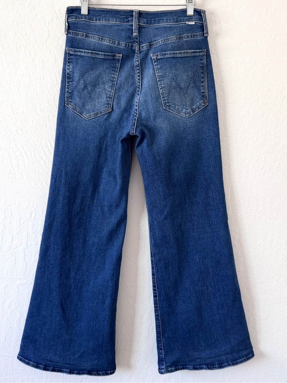 MOTHER LIL' TOMCAT ROLLER SNEAK WIDE LEG JEANS SIXTH SENSE WASH 30 - Picture 5 of 14